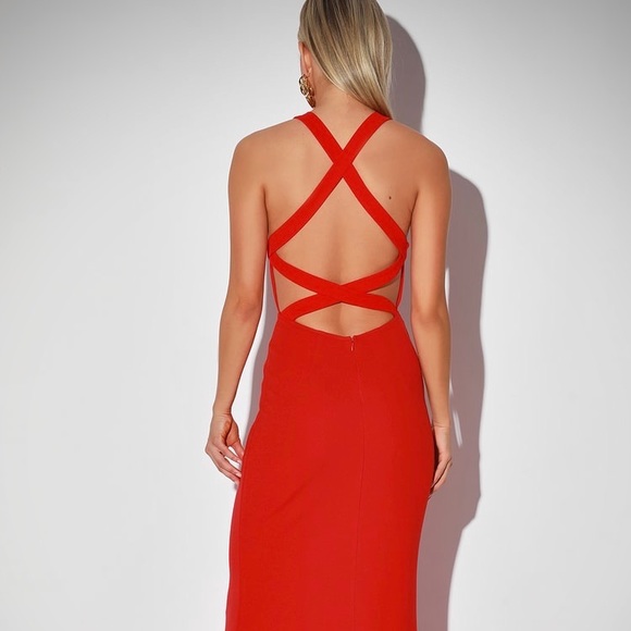 Lulus “Divine Love” Formal Backless Maxi Dress - Picture 11 of 12